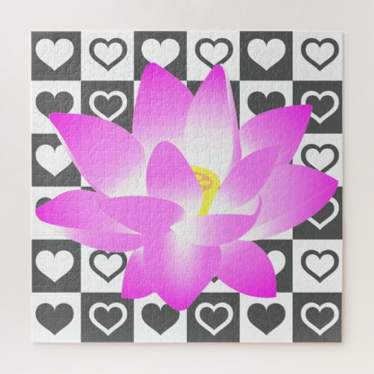 Pink Lily Puzzle (Vertikal)