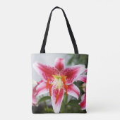 Pink Lily Tasche (Rückseite)