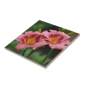 Pink Lily Tile Fliese (Seite)