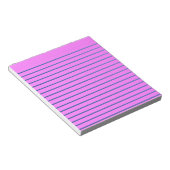 Pink Lined Notepad Notizblock (angewinkelt)