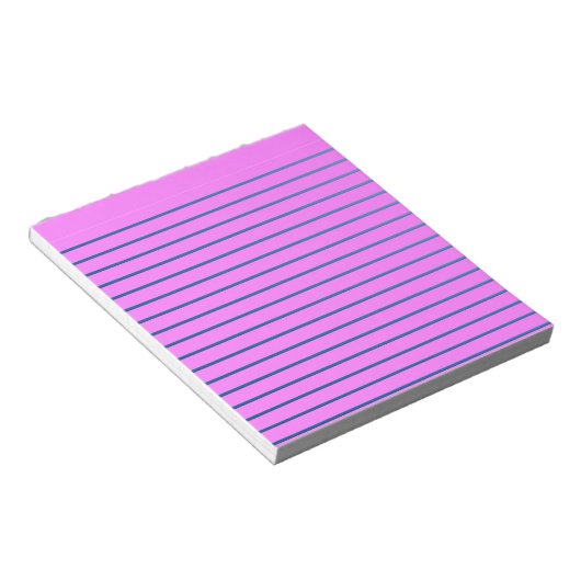 Pink Lined Notepad Notizblock (angewinkelt)