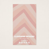 Pink Lines Earring Necklace Juwelier Display Card (Rückseite)