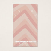 Pink Lines Earring Necklace Juwelier Display Card (Vorderseite)