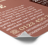 Pink Lingerie, Women's Clothing Store Advert Poster (Ecke)