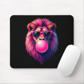 Pink Lion bläst Blubble Gum Mousepad (Mit Mouse)