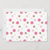 Pink Lion Einladung zum zweiten Geburtstag (Rückseite)