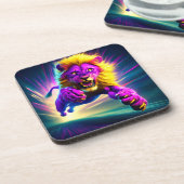 Pink Lion Getränkeuntersetzer (Linke Seite)