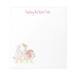 Pink-Lion-Tablette Notizblock