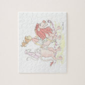 Pink Lion und Pink Animals Puzzle (Vertikal)