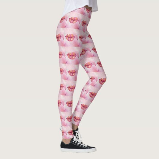 Pink Lip Leggins (Rechts)