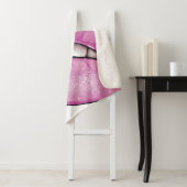 Pink-Lippenfarbenglanz mit Zähnen Sherpadecke (Beispiel)