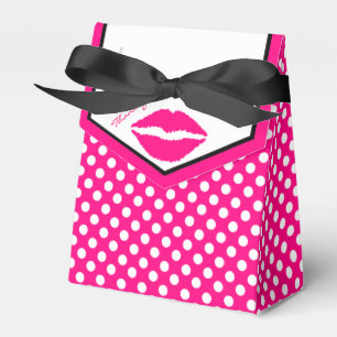 Pink Lips and Polka Dots Girly Geschenkboxen Geschenkschachtel