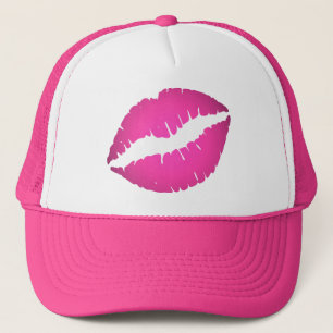 Pink Lips Hut Truckerkappe