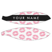 Pink Lips, Kiss, Lipstick, Ihr Name, Personalisier Basketball (Panele)