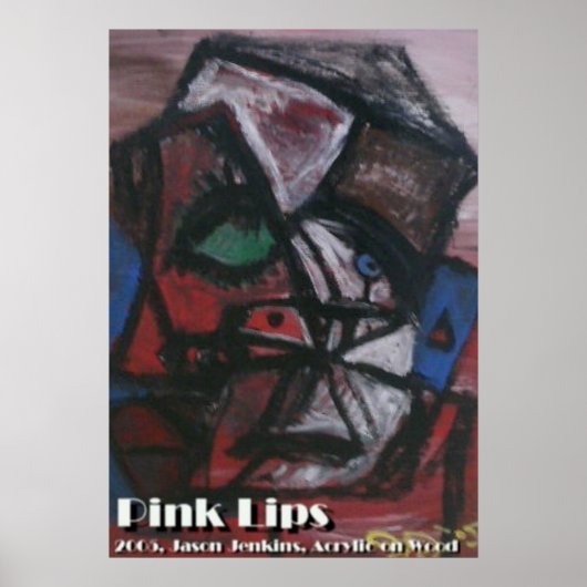 PINK LIPS POSTER (Vorne)