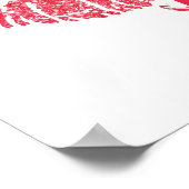 Pink Lips XOXO | Makeup Artist Poster (Ecke)