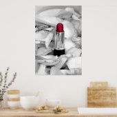 Pink Lipstick Poster (Küche)