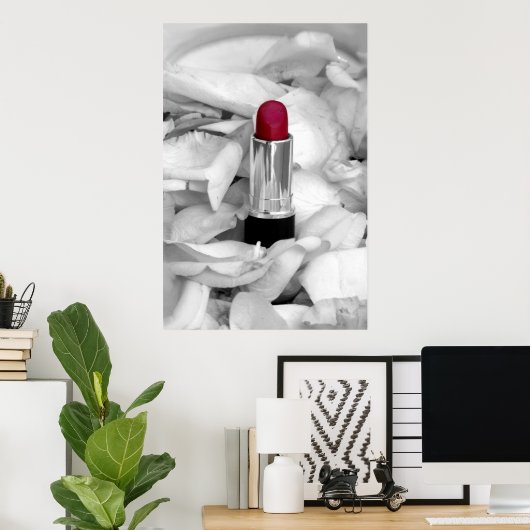 Pink Lipstick Poster (Heimbüro)
