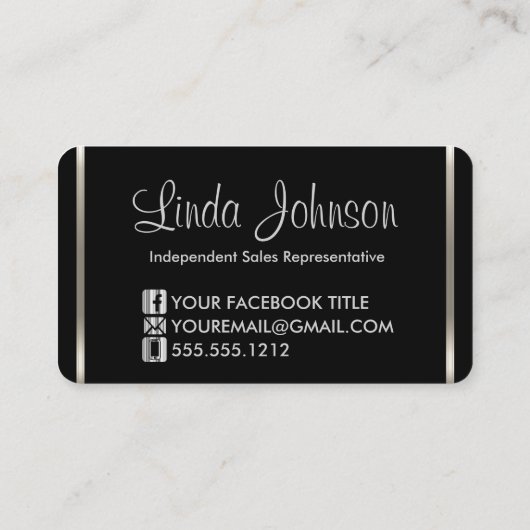 Pink Lipstick und Makeup Visitenkarte (Rückseite)