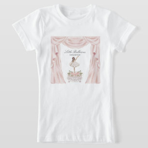 Pink Little Ballerina Baby Dusche oder Geburtstag T-Shirt