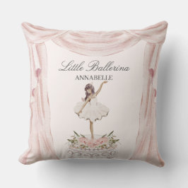 Pink Little Ballerina Kinderzimmer Dekoration für  Kissen