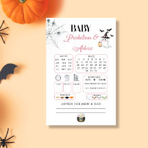 Pink Little Boo Baby Predictions Karte