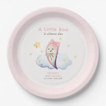 Pink Little Boo Bow Ghost Halloween Kinderdusche