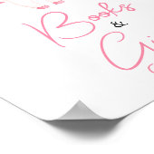 Pink Little Boo Halloween Bücher und Geschenke Poster (Ecke)