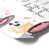 Pink Little Boo Halloween Mama Osa Bar Poster (Ecke)