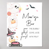 Pink Little Boo Halloween Mama Osa Bar Poster (Vorne)