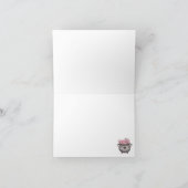 Pink Little Boo Pumpkin Halloween Kinderdusche Dankeskarte (Innenseite)