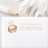 Pink Little Dumpling Watercolor Girl Babydusche L (Insitu)