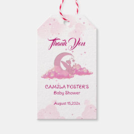 Pink Little Fairy Baby Dusche Geschenkanhänger