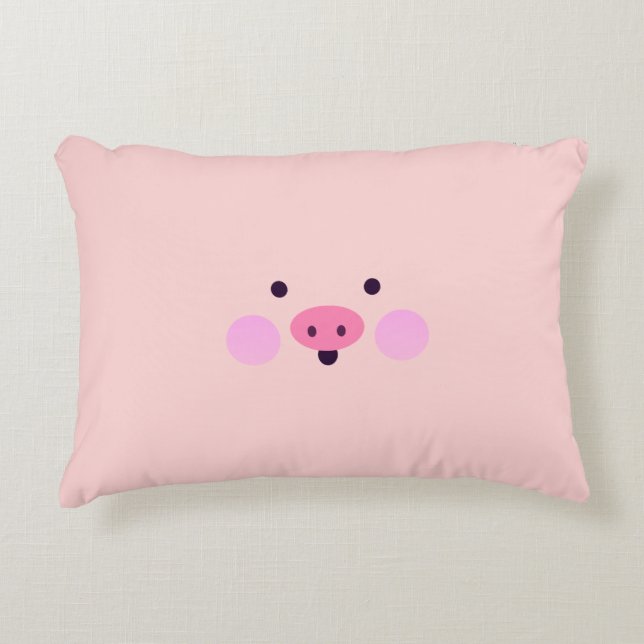 Pink Little Piggy Kissen (Vorderseite)