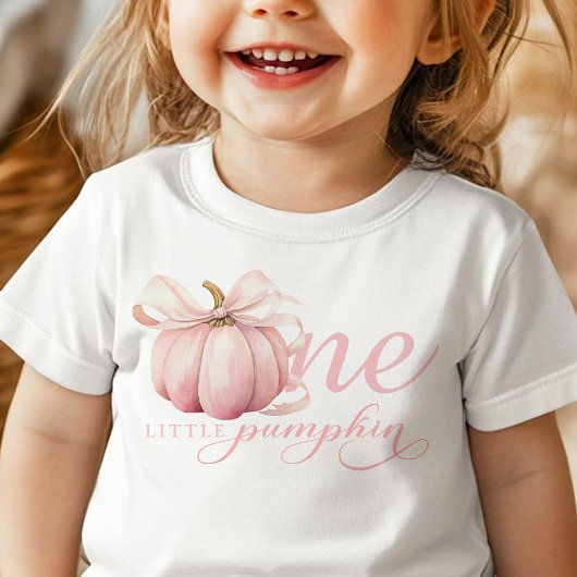Pink Little Pumpkin 1. Geburtstag Shirt