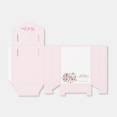 Pink Little Pumpkin Baby Dusche Danke Geschenkschachtel (Ungefaltet)