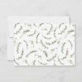 Pink Little Pumpkin Baby Dusche Foto Dankeskarte (Rückseite)