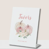 Pink Little Pumpkin Baby Dusche Gefallen Sockelschild