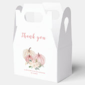 Pink Little Pumpkin Baby Dusche Geschenkschachtel (Geöffnet)