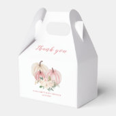 Pink Little Pumpkin Baby Dusche Geschenkschachtel (Vorderseite)