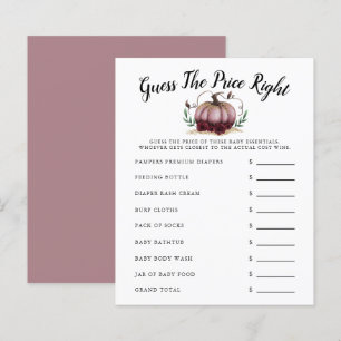 Pink Little Pumpkin Baby Dusche schätzt den Preis