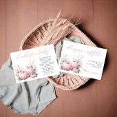 Pink Little Pumpkin Books for Baby Begleitkarte