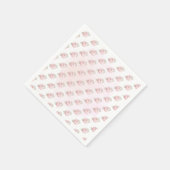 Pink Little Pumpkin Muster Autumn Baby Dusche Serviette (Ecke)