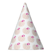 pink little pumpkin pattern partyhütchen (Rechts)
