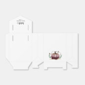 Pink Little Pumpkin Thema Girl Baby Dusche Geschenkschachtel (Ungefaltet)