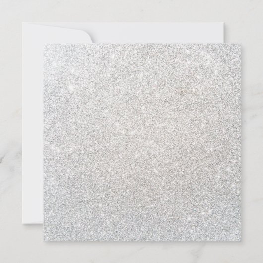 Pink Little Snowflake Kinderdusche Einladung (Rückseite)