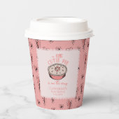 Pink Little Süsse Pie Herbst Kinderdusche Pappbecher (Vorderseite)