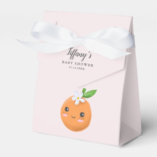 Pink Little Süsse Thema Kinderdusche Geschenkschachtel (Vorderseite)