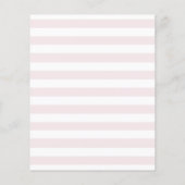 Pink Little Süsse Wünsche für eine Babykarte (Rückseite)