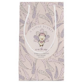 Pink Little Turkey Feathers Fall Girl Baby Dusche Kleine Geschenktüte (Vorderseite)